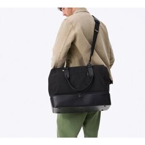 Beis Weekender Travel Overnight Carry On Bag Black